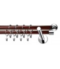 double curtain rods 