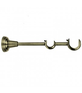 Doble Support  25 + 19 mm, Antique Brass