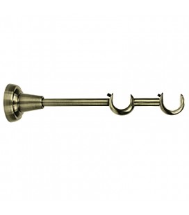 Double Support 19+19 mm, Antique Brass