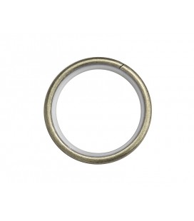 Silent Curtain Ring  25 mm Antique Brass