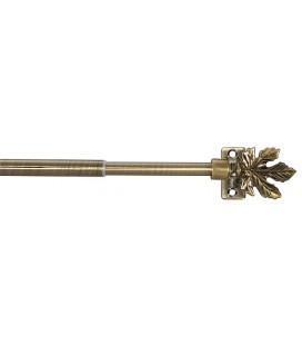 Small Curtain Rod Celine, Antique Brass