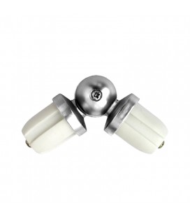 Angle Joint for Curtain Poles 19 mm Inox