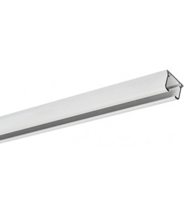 Rail pour Rideau en Aluminium 20 x 14 mm, 150 cm, BLANC