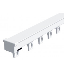 Rail de Rideau de Plafond blanc 300cm