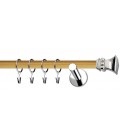 Curtain Rods Color Pine