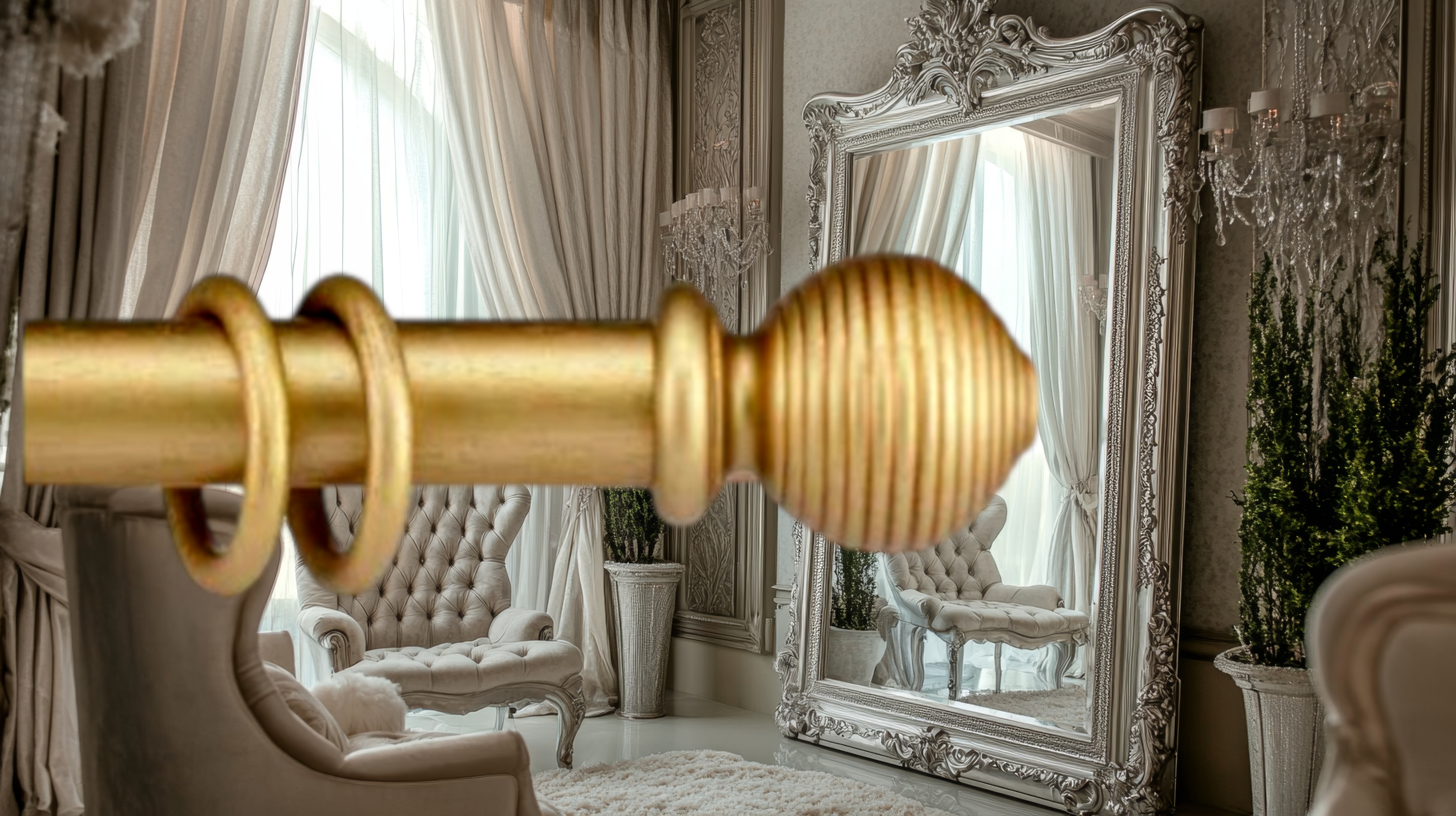 Wooden Luxury Curtain Rods